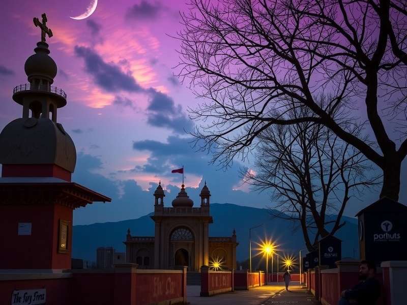 Pune Mystic Journey - protagonist meditating at a temple with glowing aura